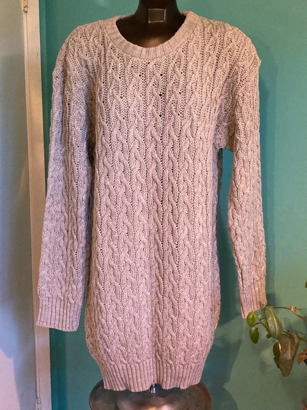 BOOHOO Cable Knit Sweater Dress